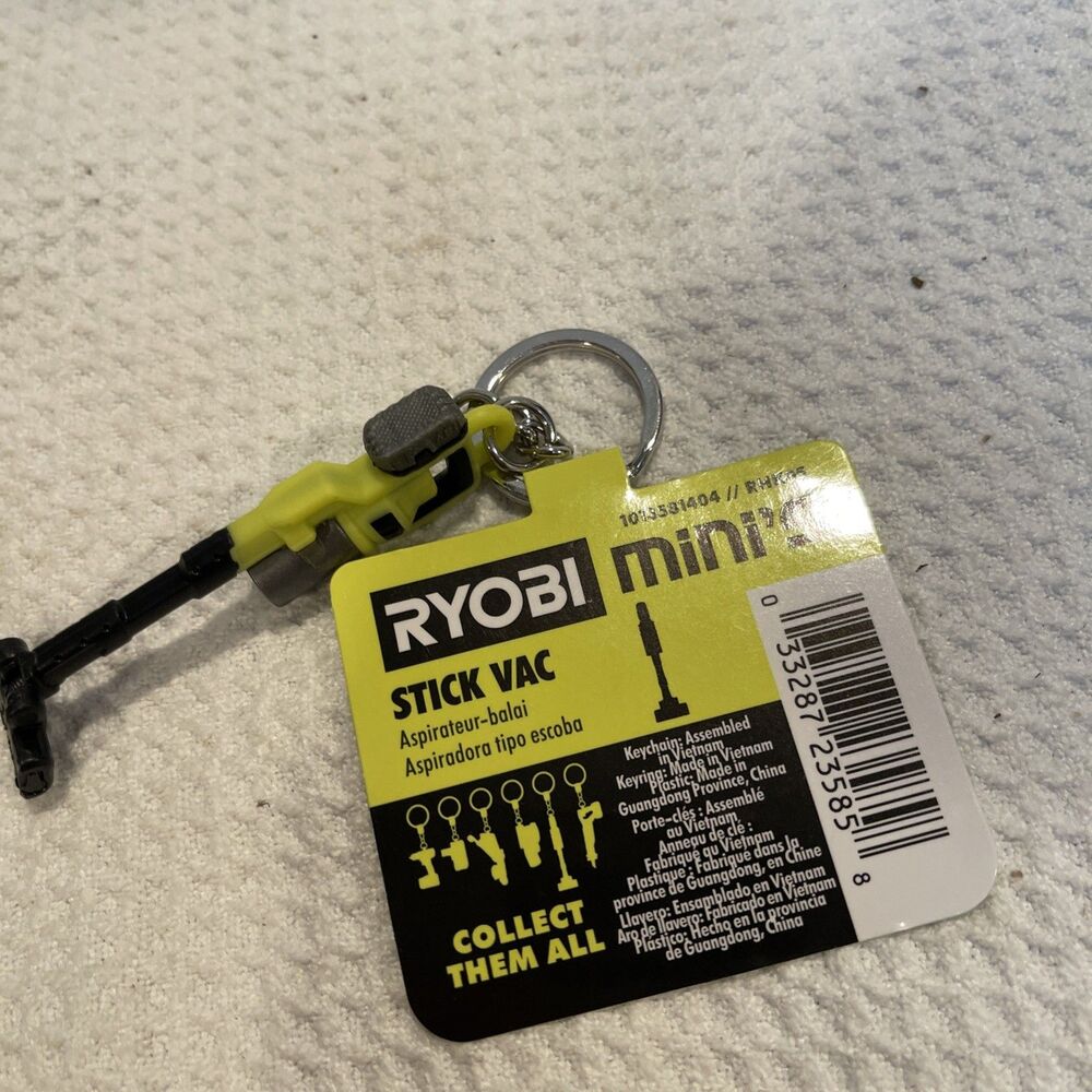 RYOBI Mini’s Keyring Keychain Stick Vacuum, New, Great Christmas Gift, Stick vac